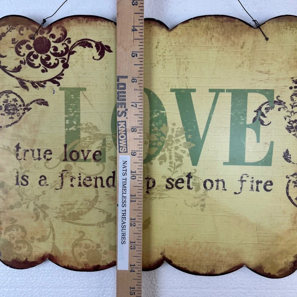 Decorative Love Friendship Sign Metal‎ Wall Art 10